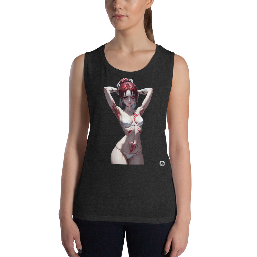 Blood Mage - Ladies’ Muscle Tank VoidXedis.com