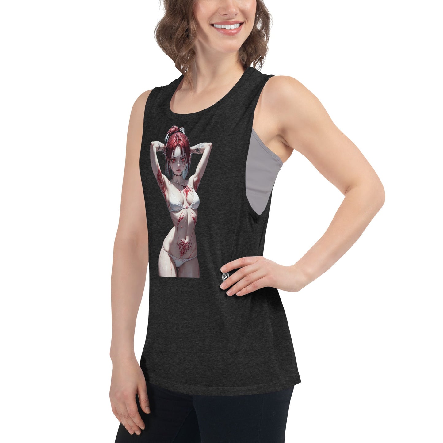 Blood Mage - Ladies’ Muscle Tank VoidXedis.com