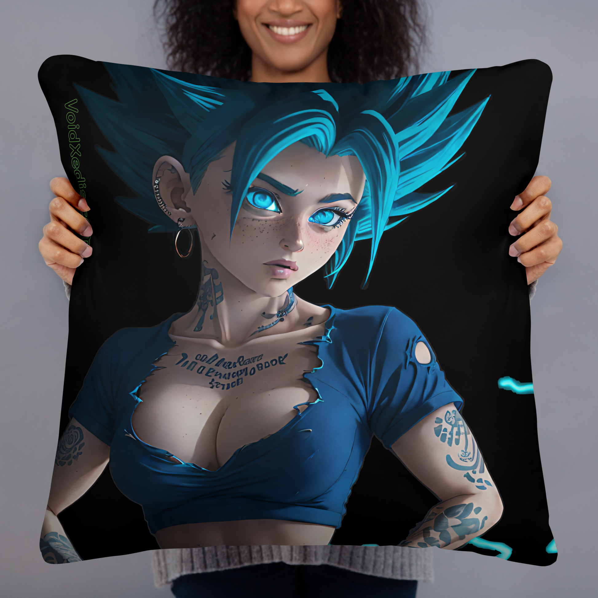 Comfy Pillow - SSJ Style - Black VoidXedis.com