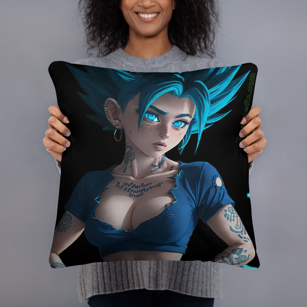 Comfy Pillow - SSJ Style - Black VoidXedis.com